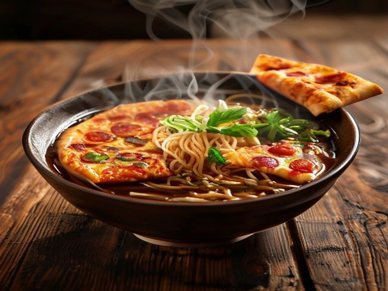 히밥 라면 먹방 – 로열라면과 피자 조합, 진짜 맛있는 이유