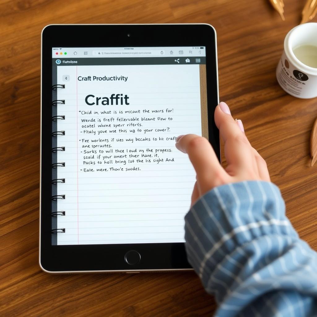 노션 대신 쓰는 아이패드 생산성 앱 크래프트(Craft) 무료 후기 — 진짜 쓸 만한가