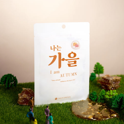 THE NANEUN 수분 콜라겐 다시마 마스크팩 여름 피부 전용 쿨링 진정 효과, 4개, 5개입
